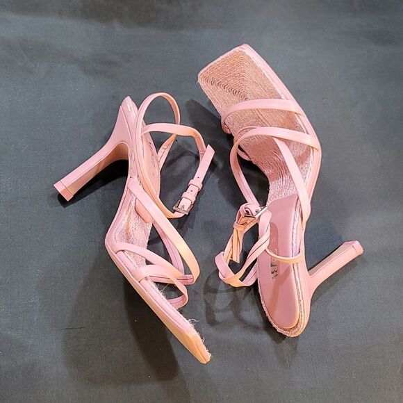 BRAND NEW ZARA SQUARE TOE MULTI-STRAP SANDAL - Picture 12 of 16